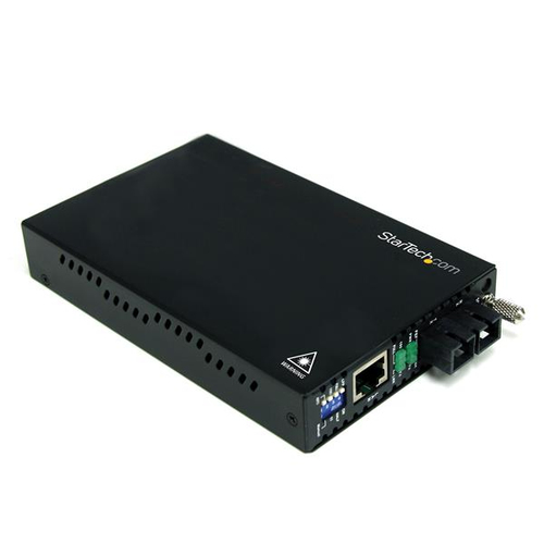 Conversor de medios StarTech.com Ethernet rápido, 200 Mbit/s, SC, 30000 m