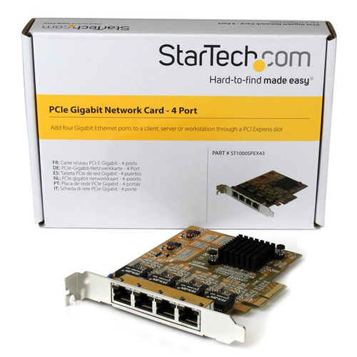 Miniatura 2 de Tarjetas de red StarTech.com PCI Express, RJ-45 4, 2000 Mbit/s, Alámbrico