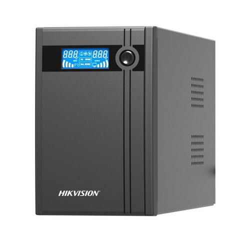 No Break UPS Hikvision, 2000 VA, 1200 W, Pantalla LCD, Salida 120 VCA, 6 Contactos, REPARADO, Sin Caja