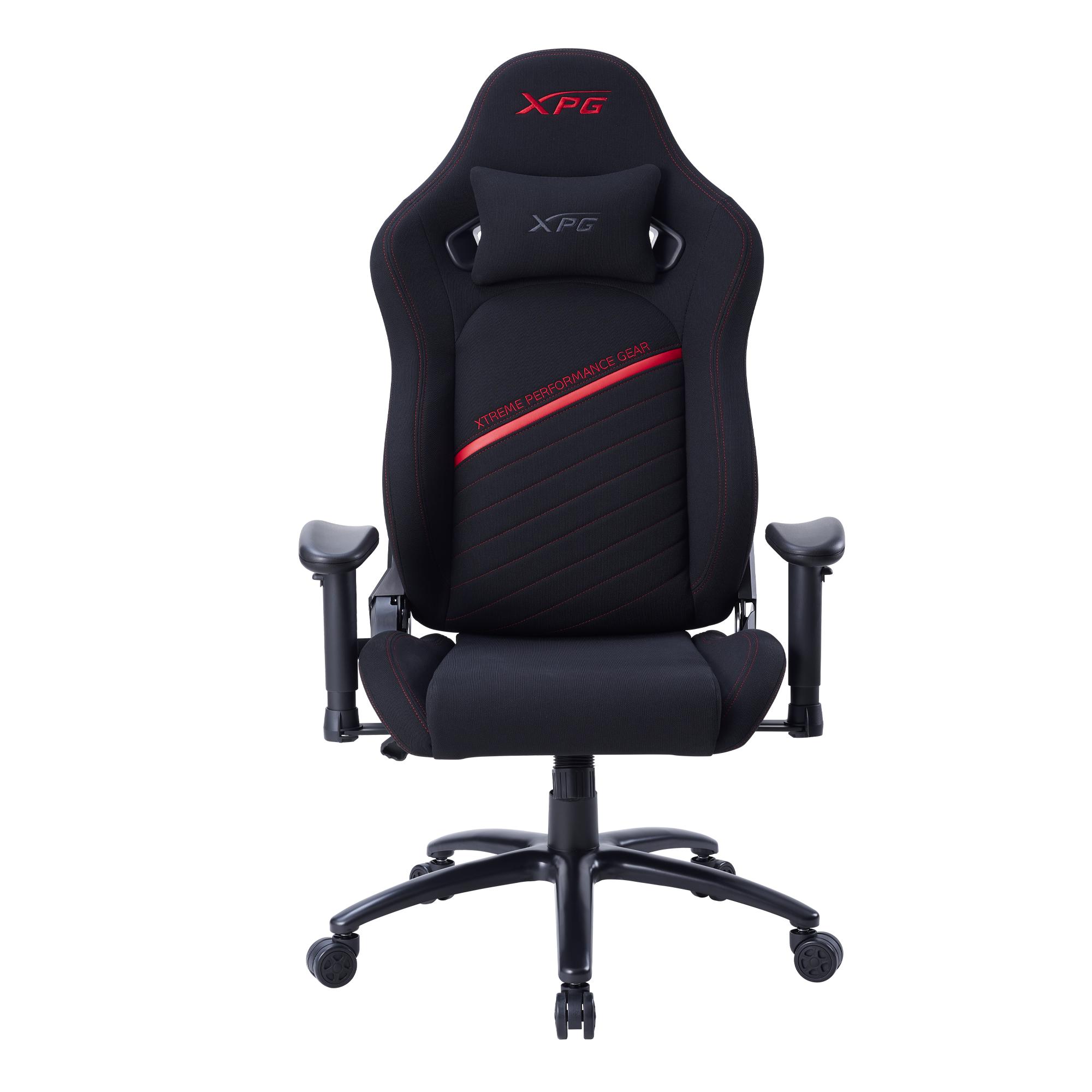 Silla Gamer XPG NEXUS Material de Cubierta del Asiento: Tela (repelente al agua). Soporte lumbar curvado integrado, soporta hasta 125 KG. NEXUS-RDCWW