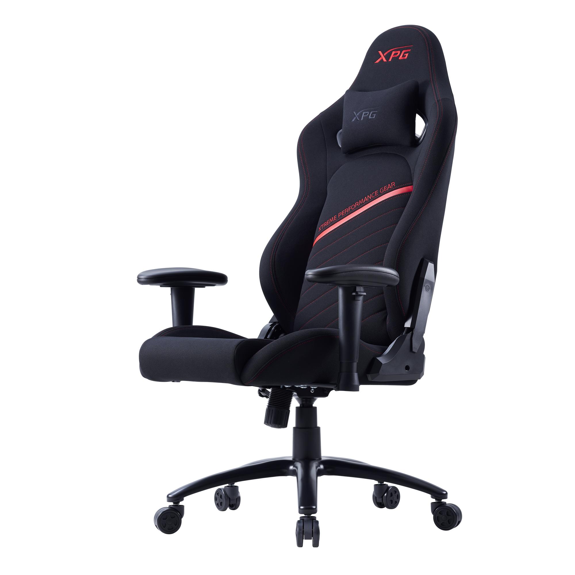 Miniatura 4 de Silla Gamer XPG NEXUS Material de Cubierta del Asiento: Tela (repelente al agua). Soporte lumbar curvado integrado, soporta hasta 125 KG. NEXUS-RDCWW