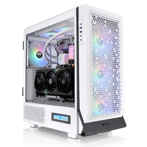 Gabinete Thermaltake CA-1X5-00M6WN-00 Midi Tower, Vent. 3x 140 mm, Vent. 1x 140 mm, Blanco