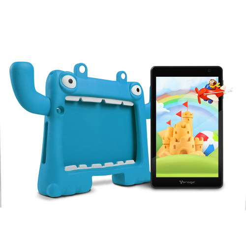 Tablet Vorago TABLET PAD-8-KIDS 8 PULGADAS ANDROID 13 QUADCORE 4GB 64GB IPS 2MP 5MP WIFI BT GMS FUNDA AZUL -, 2 GHz, Rockchip, 4 GB, 64 GB, 128 GB, 20.3 cm (8")