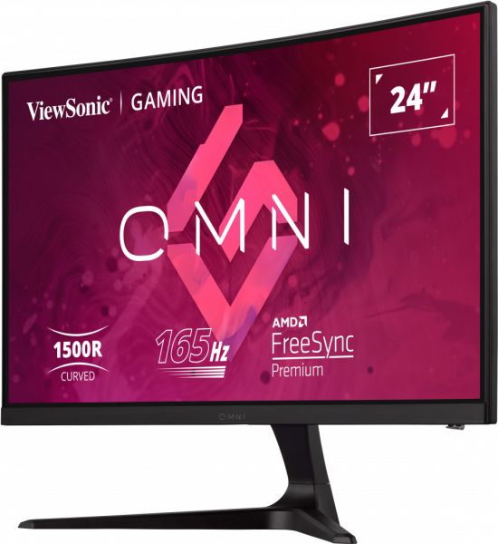 Miniatura 5 de Monitor Viewsonic VX Series VX2418C LCD, 24", VA, 165 Hz, 1 ms, FreeSync, Negro