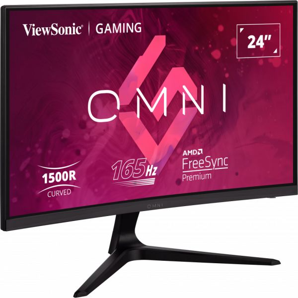 Miniatura 4 de Monitor Viewsonic VX Series VX2418C LCD, 24", VA, 165 Hz, 1 ms, FreeSync, Negro