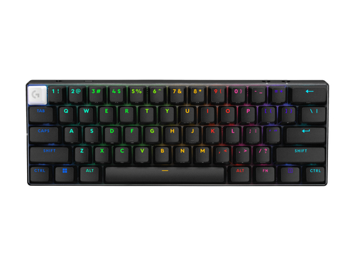 Miniatura 3 de Teclado Logitech G PRO X 60 Inglés, Inalámbrico y alámbrico, RF inalámbrico + bluetooth, Interruptor mecánico, LED RGB, Negro