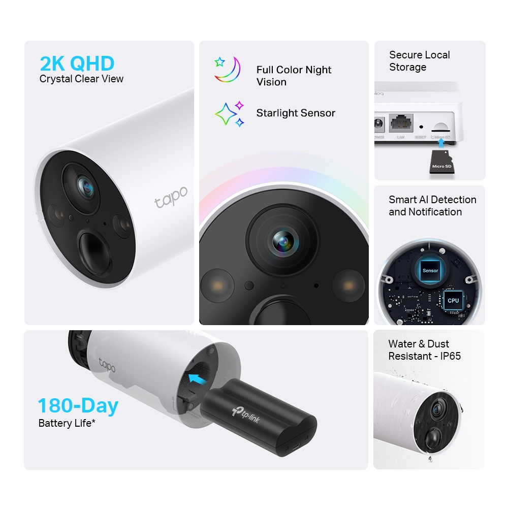 Miniatura 5 de Cámara Vigilancia TP-Link Tapo Tapo C420S1 Interior y exterior