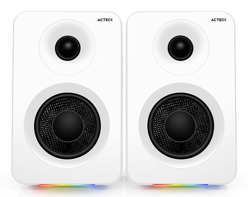 Miniatura 4 de Bocinas Acteck Dynamic Exact R BS700 2.0, USB, 3.5 mm, Bt, Inalámbrico y alámbrico, Universal, Blanco