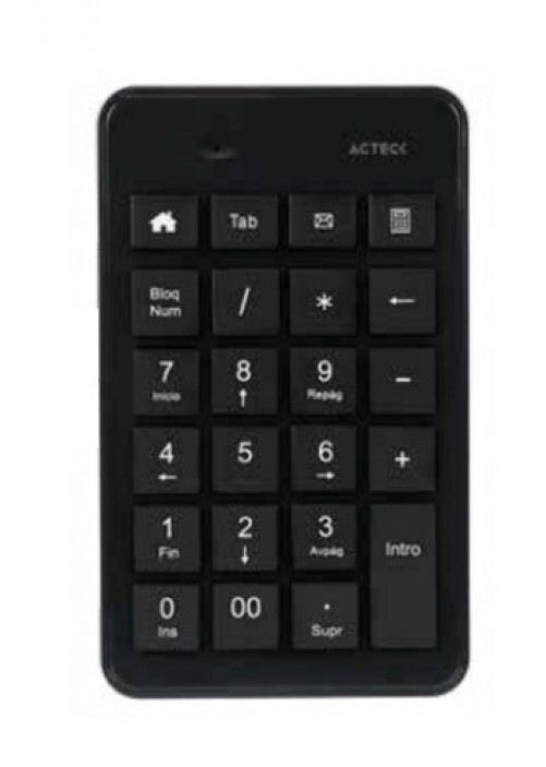 Teclado numérico Acteck AC-934176 Bluetooth, 23 teclas, Negro