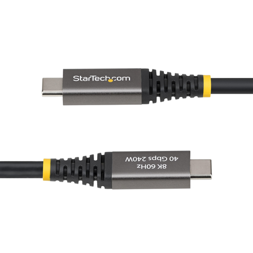 Miniatura 4 de Cable USB StarTech.com USB C a USB C, Negro