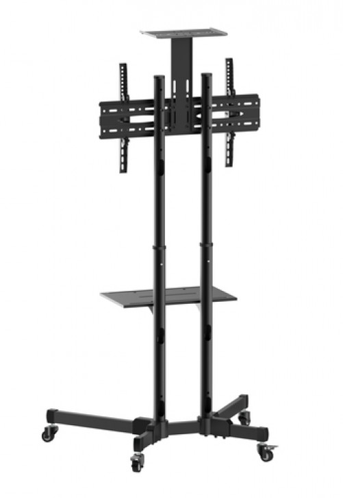 Soporte Ovaltech OVTV-CA3770 Hasta 70", 50 kg, Negro