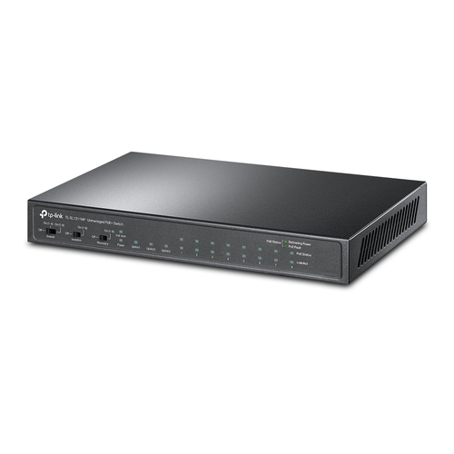 Miniatura 3 de Switch TP-Link TL-SL1311MP No administrado, RJ-45 10, Fast Ethernet (10/100), (PoE +) 8, Negro