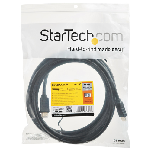 Miniatura 4 de Cable Hdmi StarTech.com V. 2.0, Canal Ethernet, 5 m, Negro