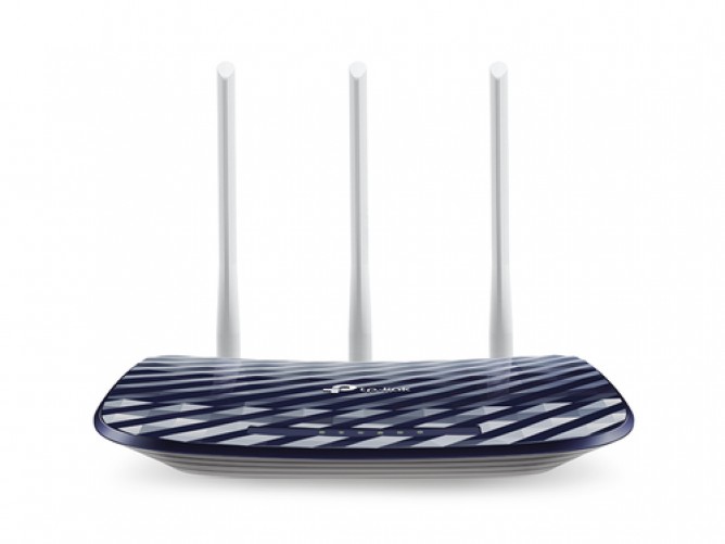 Ruteador Inalámbrico TP-Link Archer C20 W 3 ant., Wi-Fi 5 (802.11ac), 5 RJ-45, 433 Mbit/s, Plata