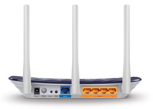 Miniatura 3 de Ruteador Inalámbrico TP-Link Archer C20 W 3 ant., Wi-Fi 5 (802.11ac), 5 RJ-45, 433 Mbit/s, Plata