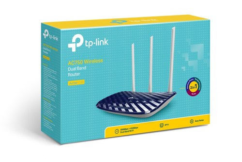 Miniatura 2 de Ruteador Inalámbrico TP-Link Archer C20 W 3 ant., Wi-Fi 5 (802.11ac), 5 RJ-45, 433 Mbit/s, Plata