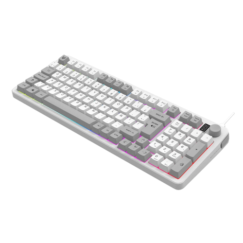 Miniatura 3 de Kit Teclado y Mouse Balam Rush BR-940450 USB, Retroiluminado, Alámbrico, Blanco