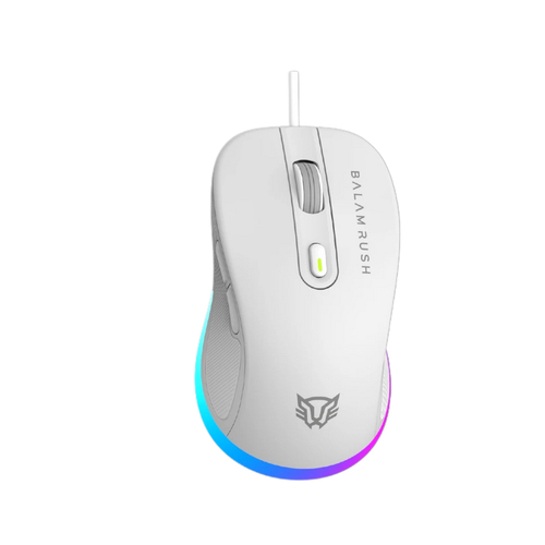 Miniatura 2 de Kit Teclado y Mouse Balam Rush BR-940450 USB, Retroiluminado, Alámbrico, Blanco