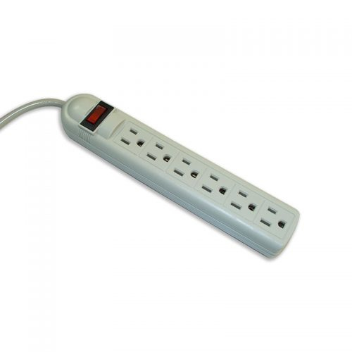 Miniatura 4 de Barra de contactos Smartbitt SBSS-90J6 120 V, 0.45 m, 6 salidas AC, NEMA 5?15R, Blanco