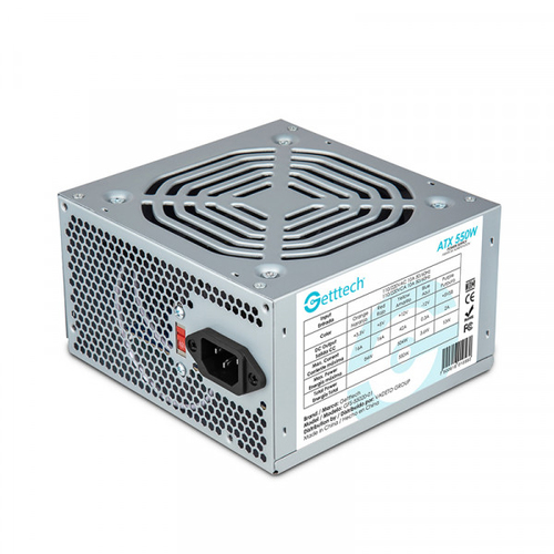 Fuente de Poder Getttech GFS-55020-01 550 W, ATX Non-Modular
