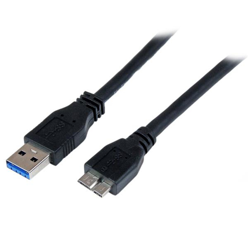 Cable USB StarTech.com USB A a Micro-USB B, 5000 Mbit/s, Negro