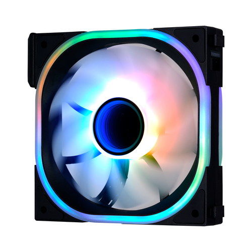 Miniatura 3 de Ventilador Game Factor FG500 12 cm, 1900 RPM, LED Ámbar, Azul, Verde, Rojo, Negro