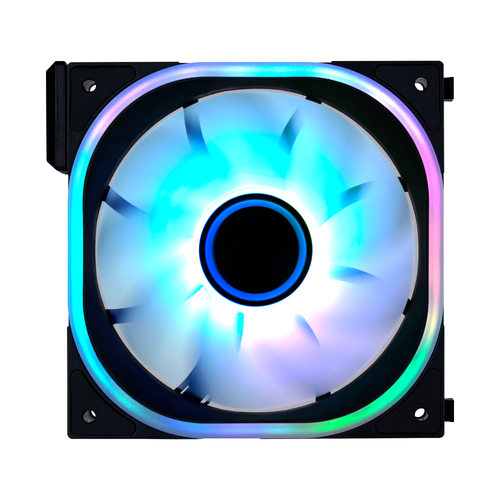 Miniatura 2 de Ventilador Game Factor FG500 12 cm, 1900 RPM, LED Ámbar, Azul, Verde, Rojo, Negro