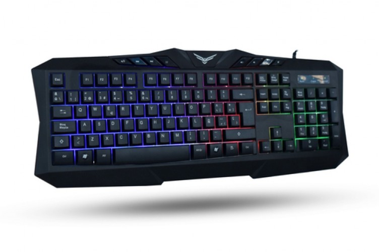Teclado Naceb Technology NA-0912 Alámbrico, USB, LED, Negro