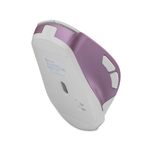 Miniatura 3 de Mouse Getttech GGM-STDBW-01-PK 6 Botones, 7200 DPI, RF inalámbrico + bluetooth, Rosa, Blanco
