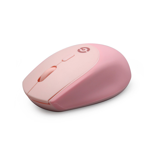 Mouse Getttech GAC-24404P Óptico, 2 Botones, 1600 DPI, RF inalámbrico, Rosa