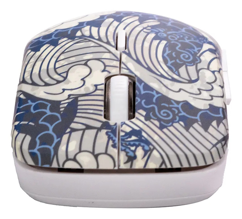Miniatura 5 de Mouse Naceb Technology Na-0138 3 Botones, 1600 DPI, RF inalámbrico, Azul, Blanco
