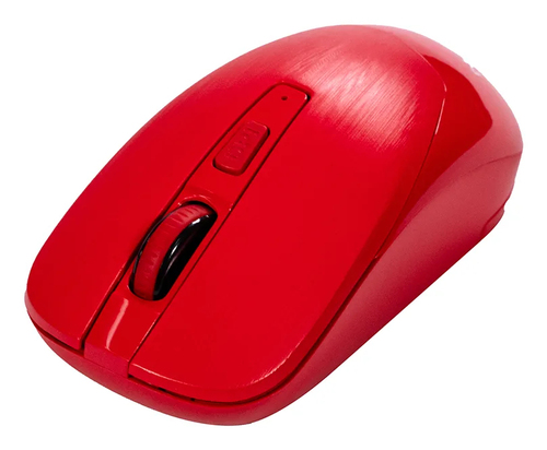 Miniatura 4 de Mouse Naceb Technology NA-0137 3 Botones, 1600 DPI, RF inalámbrico, Rojo