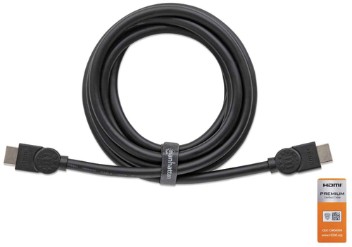 Miniatura 4 de Cable Hdmi Manhattan Canal Ethernet, 3 m, 18 Gbit/s, Negro