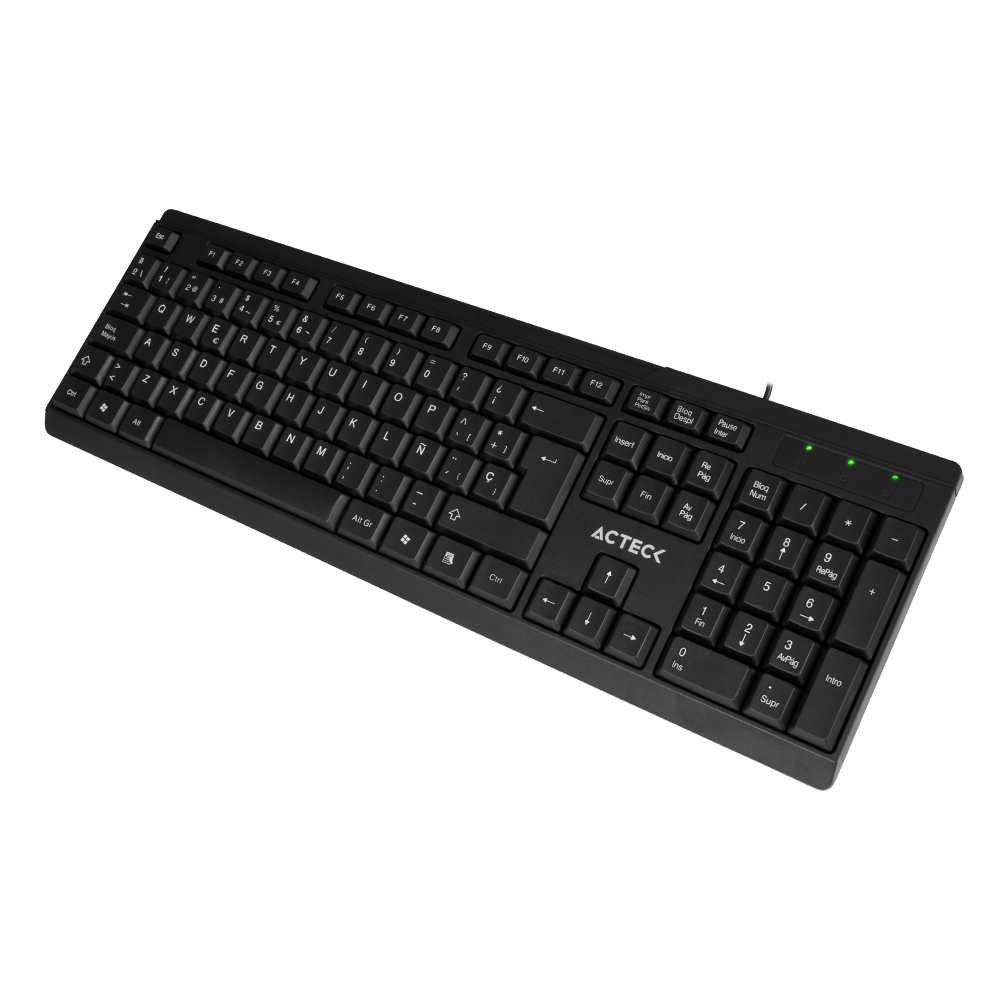 Miniatura 5 de Teclado Acteck AC-928946 Alámbrico, USB, Negro