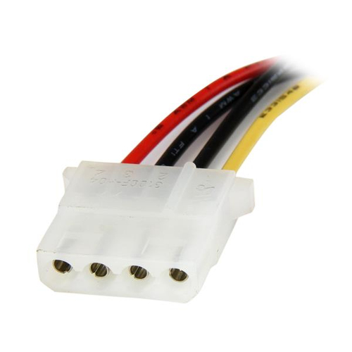 Miniatura 4 de Cable de poder StarTech.com SATA 15 puntas, Molex (4 puntas), 0.3048 m, Negro, Rojo, Blanco, Amarillo