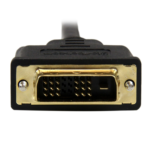 Miniatura 2 de Adaptador vídeo StarTech.com Mini-HDMI a DVI-D, 1 m, Negro