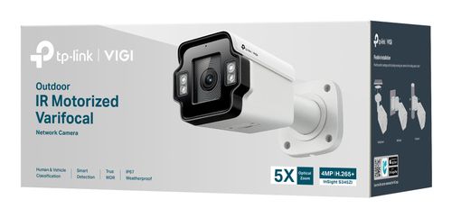 Miniatura 2 de Cámara IP TP-Link VIGI InSight S345ZI 4 MP, Bala (forma), MicroSD, Exterior, IP67, Blanco