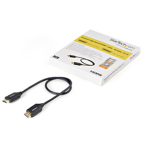 Miniatura 2 de Cable Hdmi StarTech.com V. 2.0, Canal Ethernet, 0.5 m, Negro