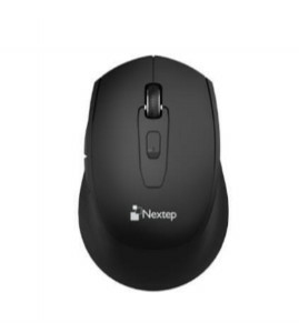 Mouse Nextep NE-410X Óptico, 6 Botones, 1600 DPI, Bluetooth, 10 m, Negro