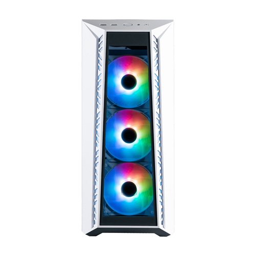 Gabinete Cooler Master MasterBox MasterBox 520 Midi Tower, PSU No, Vent. 3x 120 mm, Vent. 1x 120 mm, Blanco