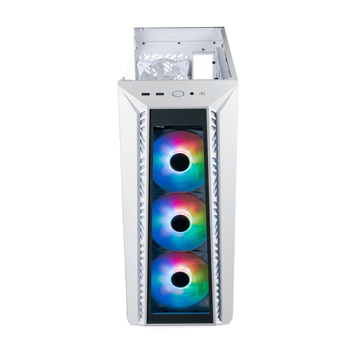 Miniatura 5 de Gabinete Cooler Master MasterBox MasterBox 520 Midi Tower, PSU No, Vent. 3x 120 mm, Vent. 1x 120 mm, Blanco