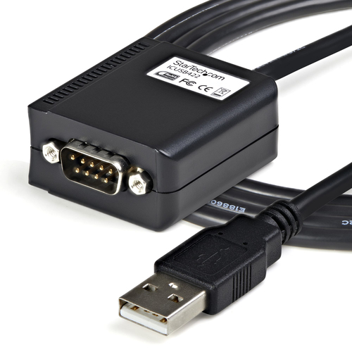 Miniatura 2 de Adaptador StarTech.com DB9 M a USB-A FM, Negro