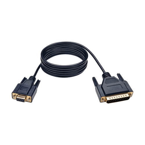 Cable serial Tripp Lite 1.83 m, DB9 a DB25, Macho- Hembra