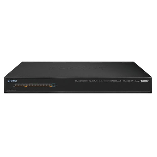 Miniatura 3 de Switch PLANET AVS-4210-24HP4X Gestionado, L2/L4, RJ-45 24, 10G Ethernet (100/1000/10000), 1U, Negro