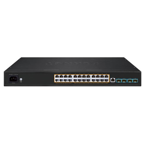 Miniatura 2 de Switch PLANET AVS-4210-24HP4X Gestionado, L2/L4, RJ-45 24, 10G Ethernet (100/1000/10000), 1U, Negro
