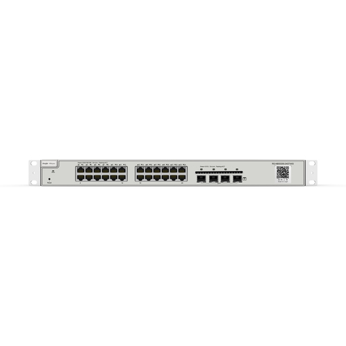 Switch Ruijie Networks RG-NBS5200-24GT4XS Gestionado, L3, RJ-45 24, Gigabit Ethernet (10/100/1000), Gris
