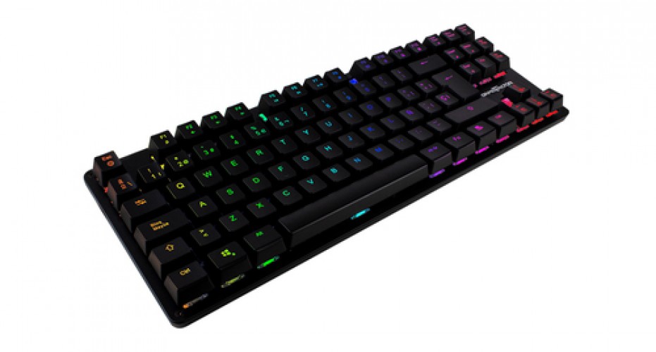 Miniatura 5 de Teclado Game Factor KBG500 Español, Alámbrico, USB, Interruptor mecánico, LED RGB, Negro