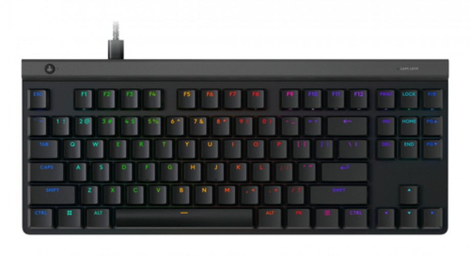 Teclado Logitech G G515 TKL Inglés, Alámbrico, USB, Interruptor mecánico, LED RGB, Negro