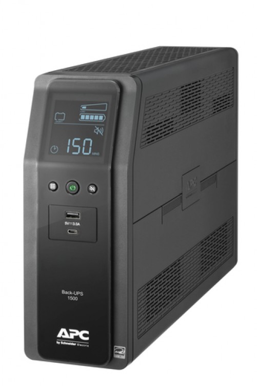 No Break APC BR1500M2-LM 1.5 kVA / 900 W, 1080 J, Entrada 147 V, 10 salidas AC, Negro