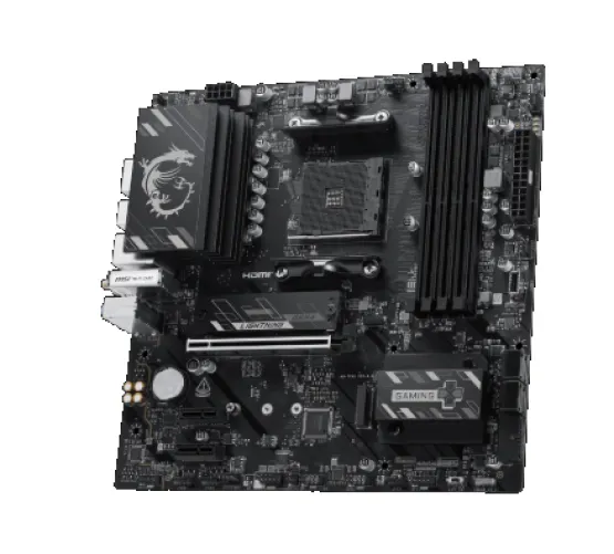 Tarjeta Madre MSI B550M GAMING PLUS WIFI6E, Micro-ATX, Socket AM4, AMD B550, 128GB DDR4, HDMI/DP para AMD